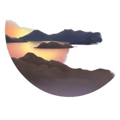 I want a pretty sunset  sticker