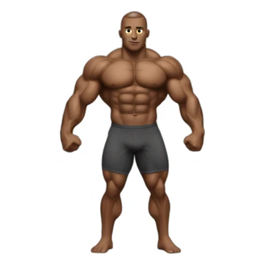 Bodybuilder training sticker