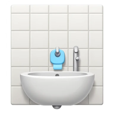 Clean bathroom sticker