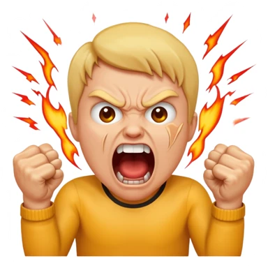 SCREAMING IN RAGE sticker