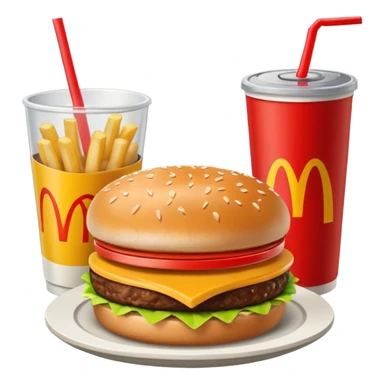 1990’s McDonald’s meal sticker