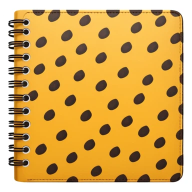 leopard patterned notebook sticker