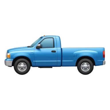 SINGLE Blue PICKUP TRUCK SIDE VIEW "EllisDon"  sticker
