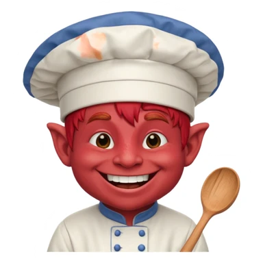 happy troll the red chef sticker