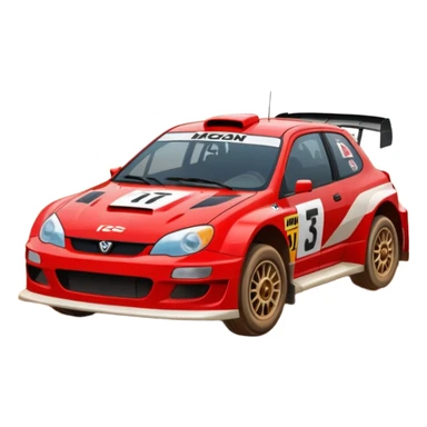 rally car sticker