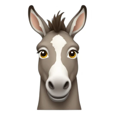 Burro imprecionado  sticker