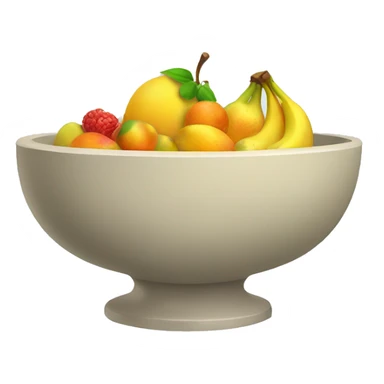 Fruit bowl sticker