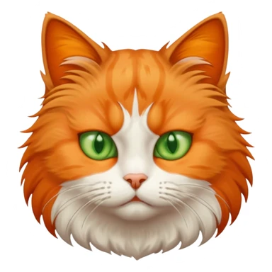 a cat is sad and mad sticker