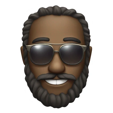 radagon from elden ring smiling with sunglasses sticker