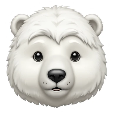 simple and cute polar bear sticker