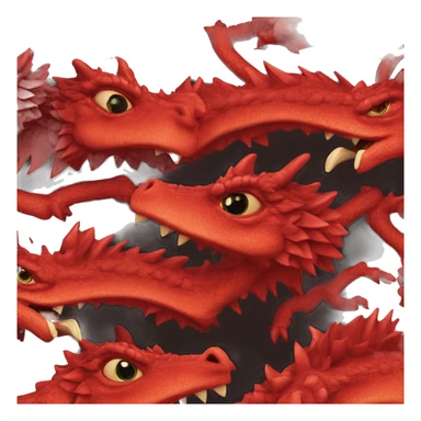 Drache mit roten Flügeln  sticker
