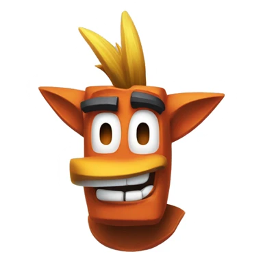 crash bandicoot wumpa sticker