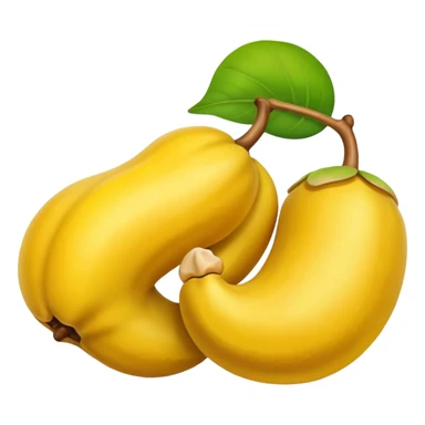 Quero emoji de um caju, fruta brasileira sticker