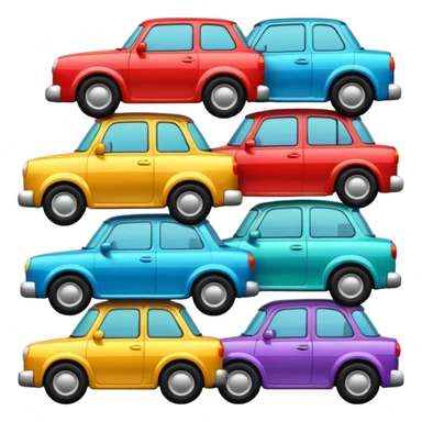 On top of cars sticker