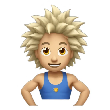  hérisson très musclé  sticker