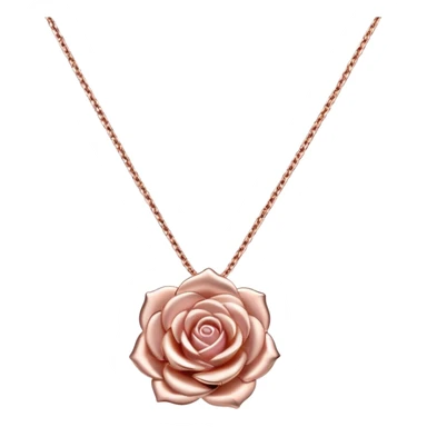 Rose gold necklace sticker