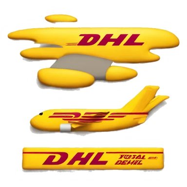 Dhl logo sticker