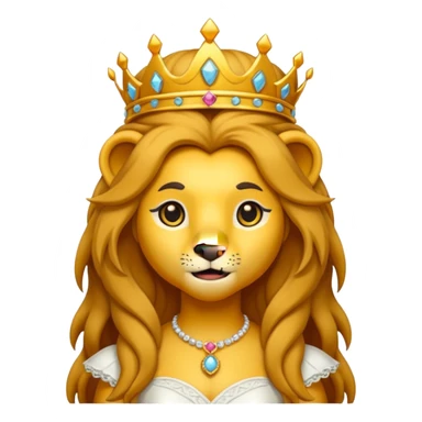 lion bride sticker