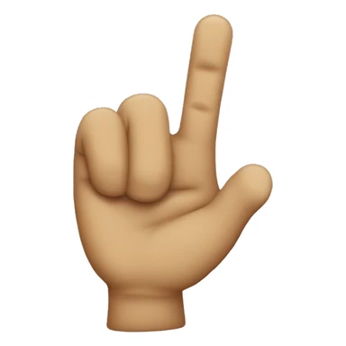Westcoast finger crossed emoji  sticker
