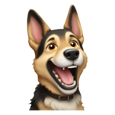 Belgium Shepard laughing sticker