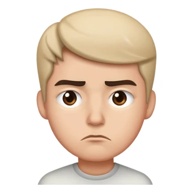 side eye on a annoyed face  sticker