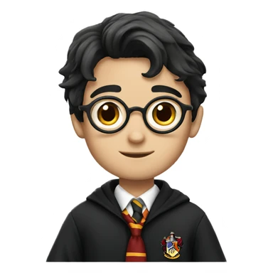 Harry Potter wearing a school uniform  sticker