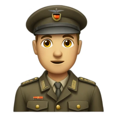 German person in 1945 sticker