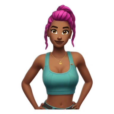 Fortnite Croptop Sesh sticker