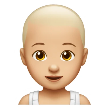 BABY WITHOUT HAIR sticker