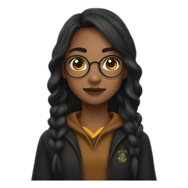 Girl in Harry Potter style sticker