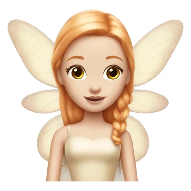Pale Barbie fairy ginger sticker