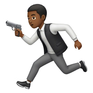 gta v gun small running sticker