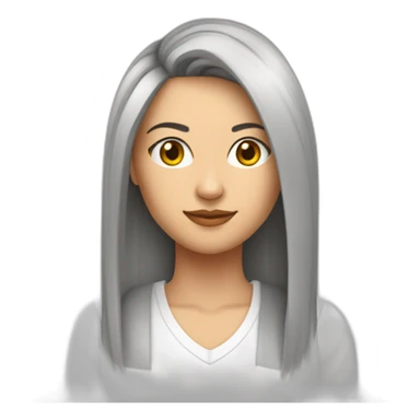 MUJER, PELO LISO LARGO MEDIO, FLEQUILLO, MECHAS ROJAS, CAMISETA DEPORTIVO DE LA CORUÑA sticker