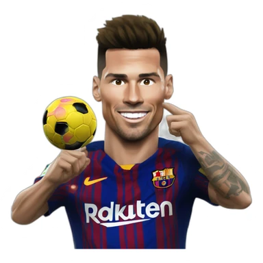 Ronaldo qui crache sur messi sticker