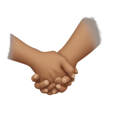 holding hands (no people, just the hands) sticker