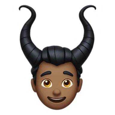 Maleficent horns sticker