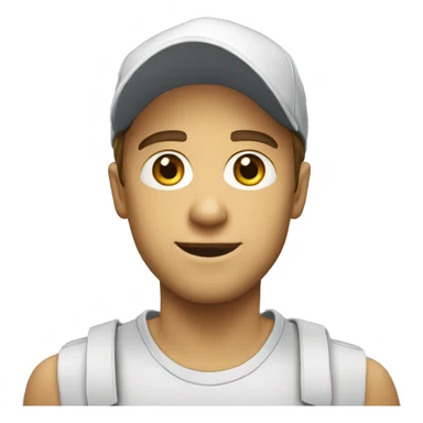 white cis courier sticker