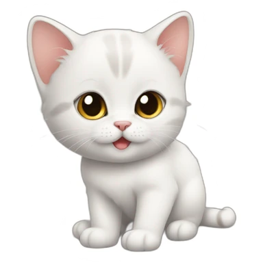 Baby cat so sweet sticker