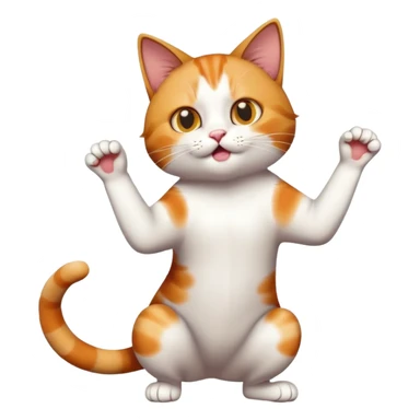 cat doing the dab sticker