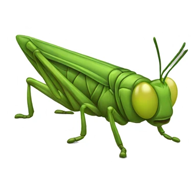 Human grasshopper  sticker