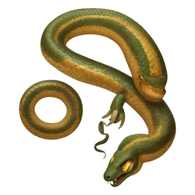 una serpiente emplumada asociado con el conocimiento de muchas culturas prehispanicas sticker