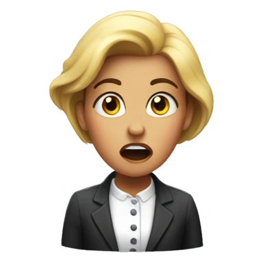 hostess scared sticker