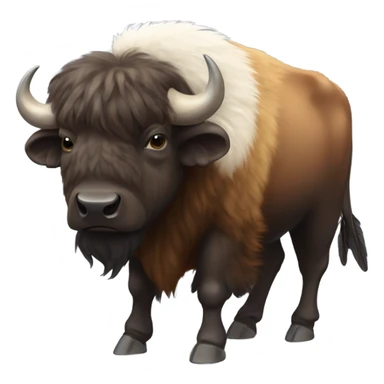 A buffalo with wings  sticker