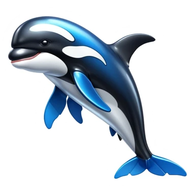 cybernetic prosthetic orca sticker