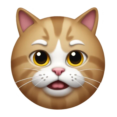 Cat that is mad  sticker