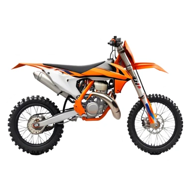 KTM Dirtbike - KTM 250 SX (Model Year: 2021) (Iconic colour: Orange) sticker