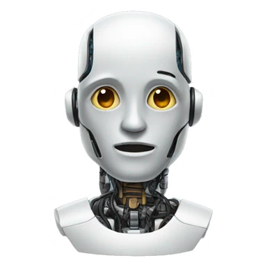A robot mind sticker