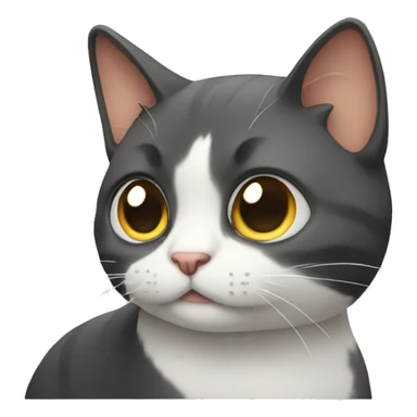 cat thinking sticker