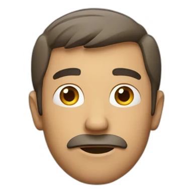 man wondering sticker