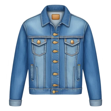 ultra realistic denim jacket sticker